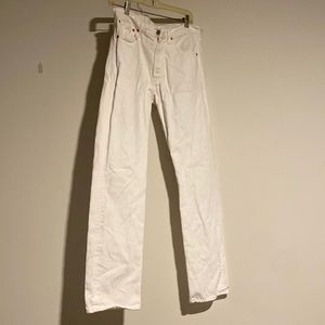 Brand new white levi jeans. Never worn